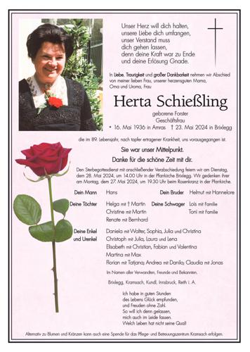 Parte von Herta Schießling