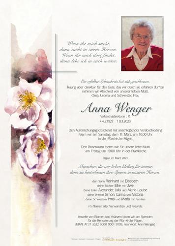 Parte von Anna Wenger