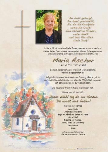 Parte von Maria Ascher