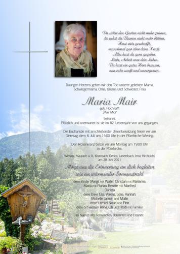 Parte von Maria Mair
