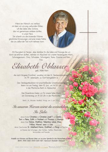 Parte von Elisabeth Oblasser