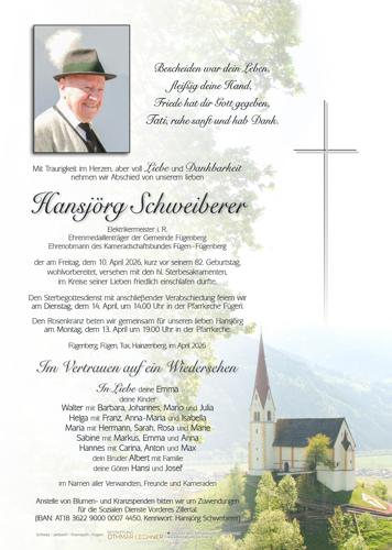 Parte von Hansjörg Schweiberer