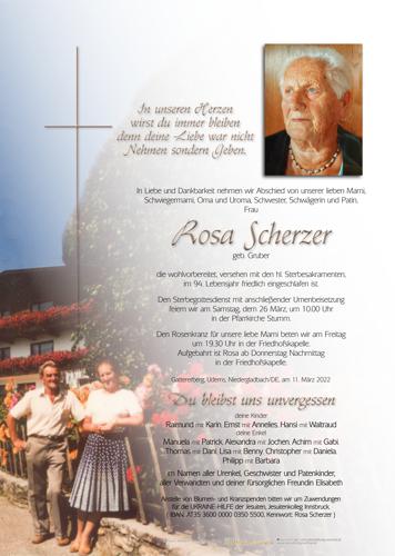 Parte von Rosa Scherzer