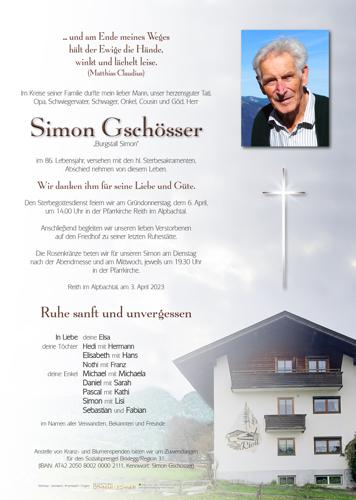 Parte von Simon Gschösser