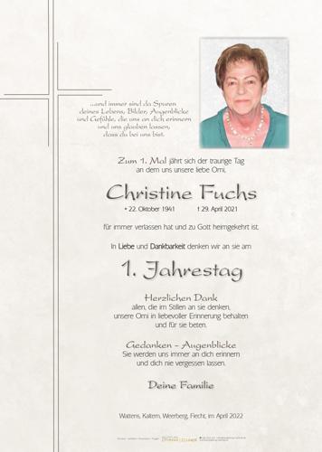 Parte von Christine Fuchs