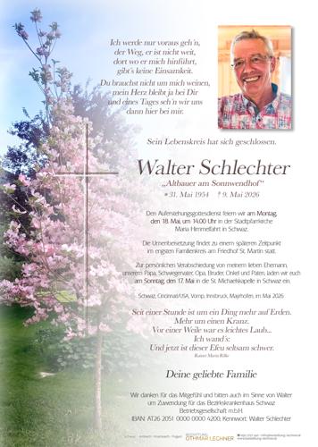 Parte von Walter Schlechter
