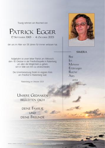 Parte von Mag. Patrick Egger