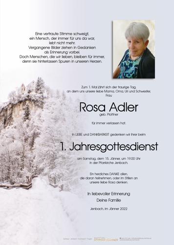 Parte von Rosa Adler