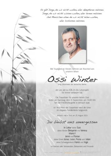 Parte von Oswald Winter