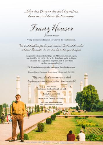 Parte von Franz Hauser