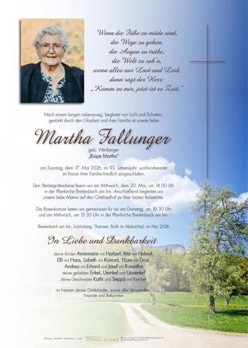 Parte von Martha Fallunger