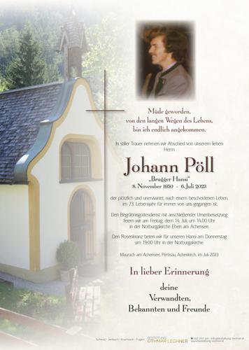 Parte von Johann Pöll