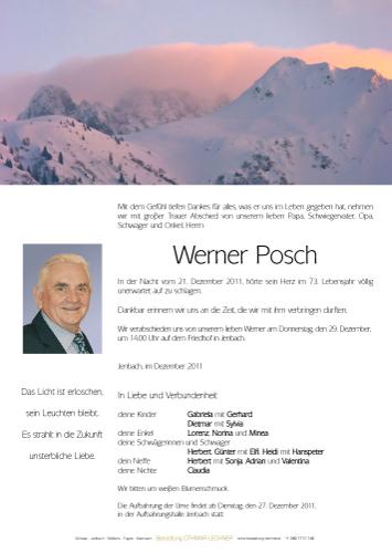Parte von Werner Posch