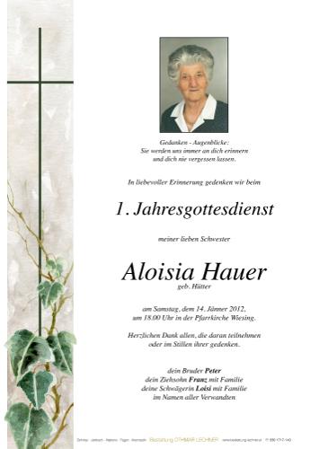 Parte von Aloisia Hauer