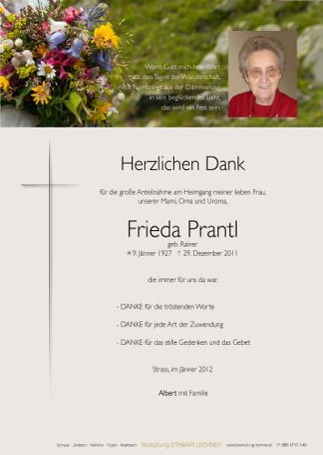 Parte von Frieda Prantl