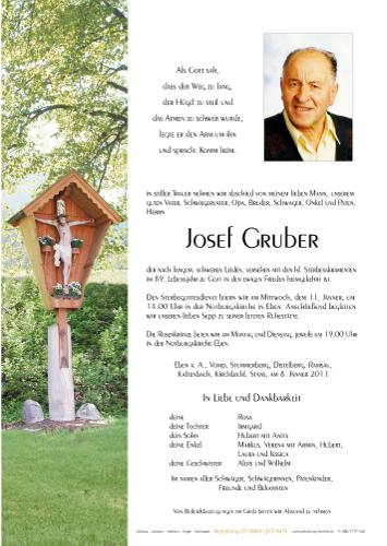 Parte von Josef Gruber