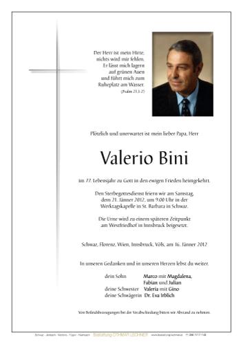 Parte von Valerio Bini