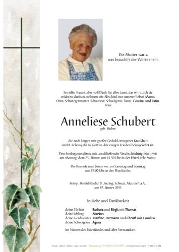 Parte von Anneliese Schubert