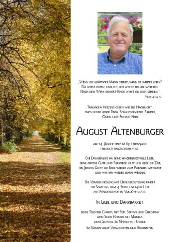 Parte von August Altenburger