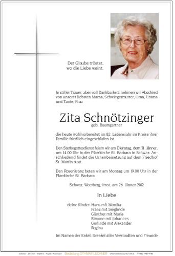 Parte von Zita Schnötzinger