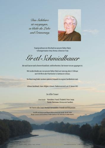 Parte von Margarethe Schmiedbauer