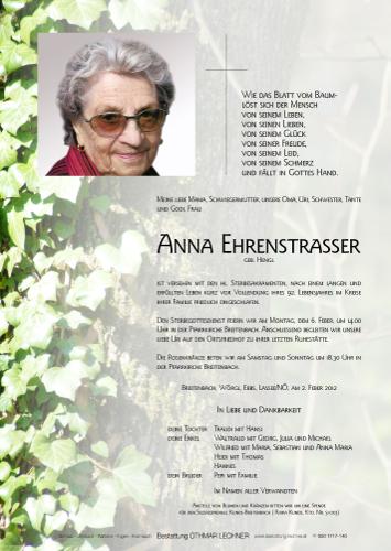Parte von Anna Ehrenstrasser