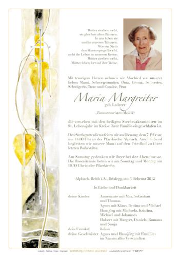 Parte von Maria Margreiter