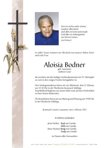 Parte von Aloisia Bodner