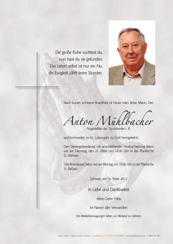 Parte von Anton Mühlbacher