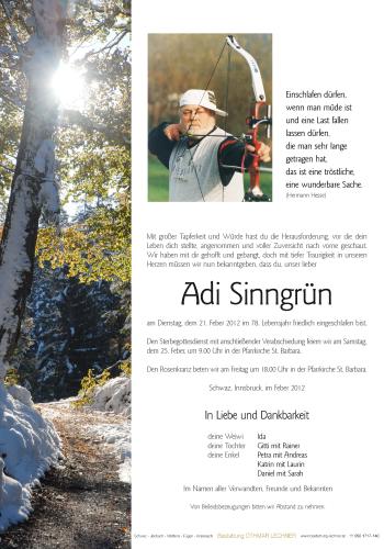 Parte von Adi Sinngrün