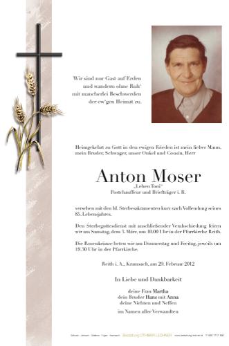 Parte von Anton Moser