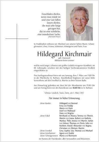 Parte von Hildegard Kirchmair