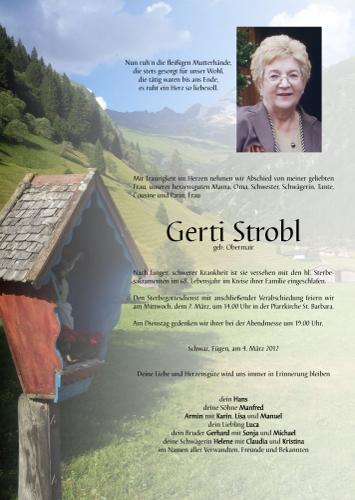 Parte von Gertrud Strobl