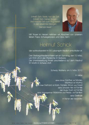 Parte von Helmut Schick