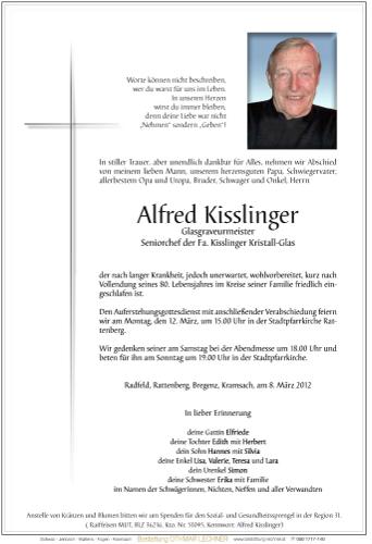 Parte von Alfred Kisslinger