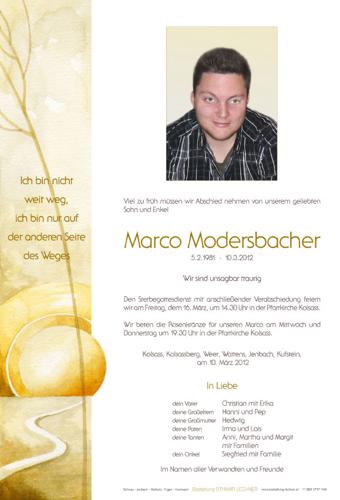 Parte von Marco Modersbacher