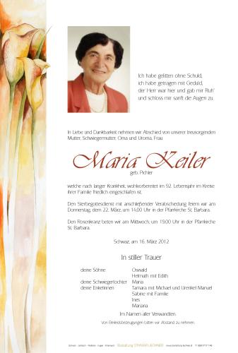 Parte von Maria Keiler