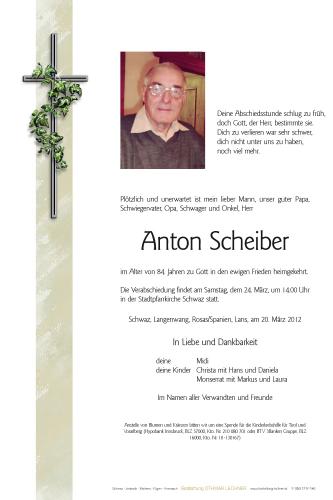 Parte von Anton Scheiber
