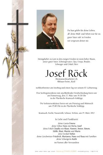 Parte von Josef Röck