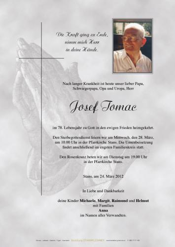 Parte von Josef Tomac