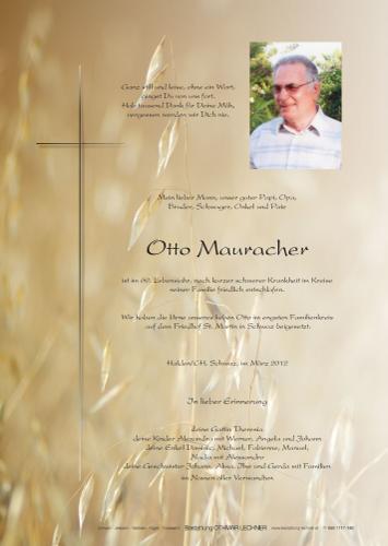 Parte von Otto Mauracher