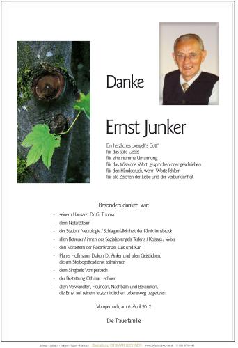 Parte von Ernst Junker