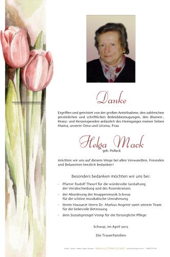 Parte von Helga Mack