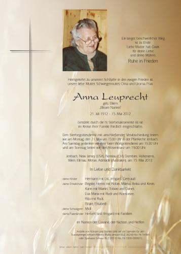 Parte von Anna Leuprecht