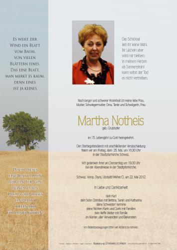 Parte von Martha Notheis