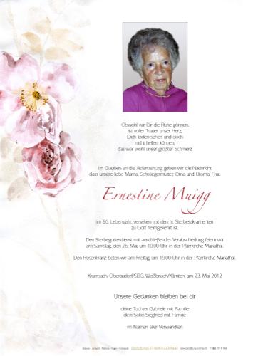 Parte von Ernestine Muigg