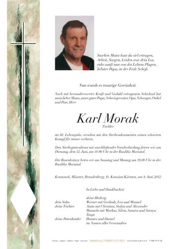 Parte von Alois Karl Morak