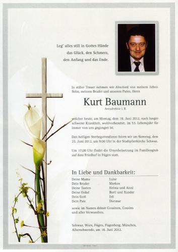 Parte von Kurt Baumann