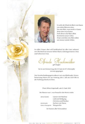 Parte von Elfriede Hackmüller