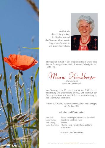 Parte von Maria Kirchberger